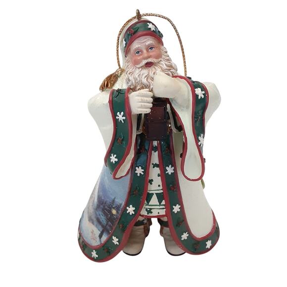 Thomas Kinkade Old World Santas Christmas Ornament Collection Set #1 Two Set - Picture 6 of 10